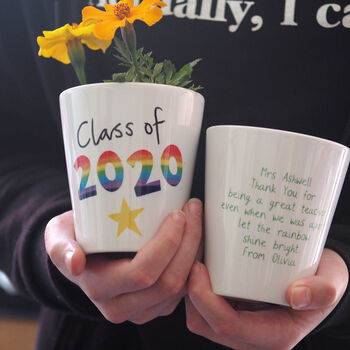 Class Of 2024 Teacher Or Graduate Plant Pot, 6 of 9