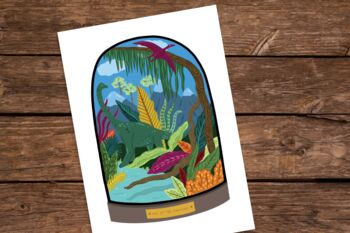 Dinosaur Bell Jar Print, 5 of 5