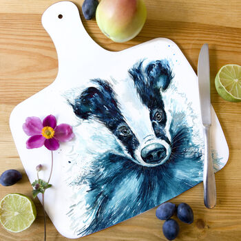 Inky Badger Chopping Board, 6 of 6