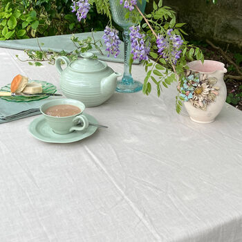 Natural Fabric Tablecloth, 3 of 5