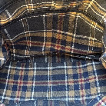 Large Genuine Leather Holdall, Travel Bag, 5 of 5