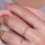 Silver Stacking Rings, thumbnail 10 of 11
