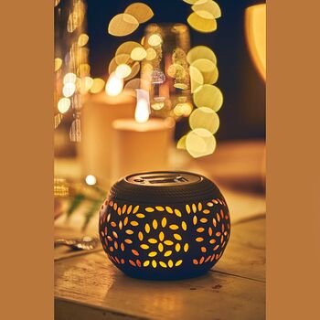 Solar Flame Garden Lantern, 3 of 6