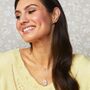 Sterling Silver Floral Necklace, thumbnail 2 of 6