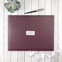 Personalised Premium Leather Visitors Book, thumbnail 3 of 12