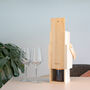 Personalised Robot Fsc Wooden Wine Box, thumbnail 3 of 6