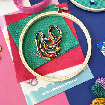 'Merry Everything' Cross Stitch Kit, 4 of 4