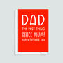 'Best Thing Since Mum' Funny Father's Day Card, thumbnail 4 of 4