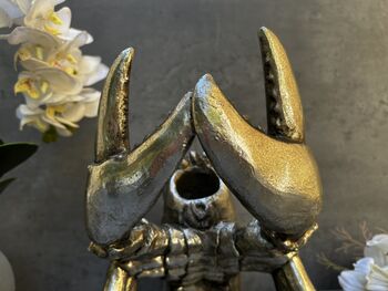 Drunken Silver Lobster Wine Bottle Holder Freestanding, 11 of 12