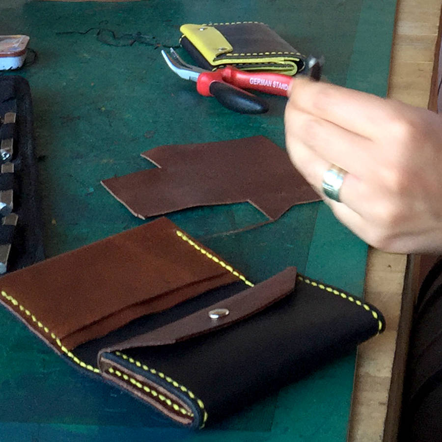 Personlised Leather Wallet Making Workshp By Studio Candice Lau