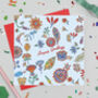 'Floral Christmas' Mixed Pack Of 12 Christmas Cards, thumbnail 3 of 12