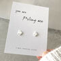 Silver Ace Of Spades Earrings. You Are F*Cking Ace, thumbnail 1 of 5