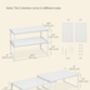 Spice Rack Set Stackable Cupboard Shelves, thumbnail 2 of 7