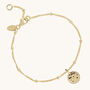 Mini Sun Bracelet Silver Or 18ct Gold Plated Vermeil, thumbnail 3 of 6