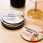 Personalised Plywood Square Cocktail Recipe Coaster Set, thumbnail 4 of 12