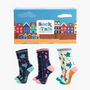 Sea Turtles Sealife Women's Bamboo Socks Gift Box, thumbnail 1 of 4