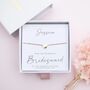 Personalised Bridesmaid Necklace Gift Set, thumbnail 1 of 3