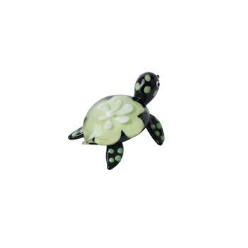 Artisan Glass Green Glass Turtle | Gift Boxed | Decoration | Collectable | Gift For Home, 4 of 5