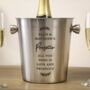 Personalised Stainless Steel Ice Bucket, thumbnail 2 of 4