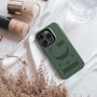 Personalised Pine Green Initials Phone Case, thumbnail 6 of 9