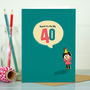 Big 40th Special Age Birthday Card, thumbnail 1 of 3