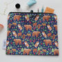 Bear And Fox Large Wash Bag With Waterproof Lining, thumbnail 3 of 3