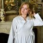 Ladies Sweetheart Nightdress With Side Ties 'Virginia', thumbnail 7 of 9
