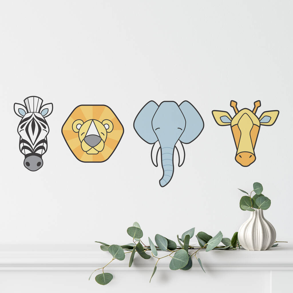 Large Jungle Wall Stickers By Squashed Peaches Designs