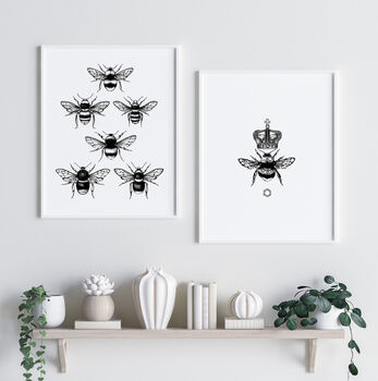 'The Queen Bee' Fine Art Print, 3 of 7