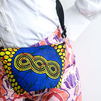 Small African Print Crossbody Bag For Women, 6 of 8