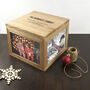 Personalised We Are Family Oak Photo Keepsake Box, thumbnail 3 of 6