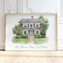 Personalised Watercolour Home And Business Wall Print, thumbnail 1 of 12
