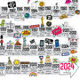 80th Birthday Personalised Print The Road To 80, thumbnail 8 of 8