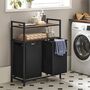 Laundry Hamper With Pull Out Bag And Shelves, thumbnail 1 of 8