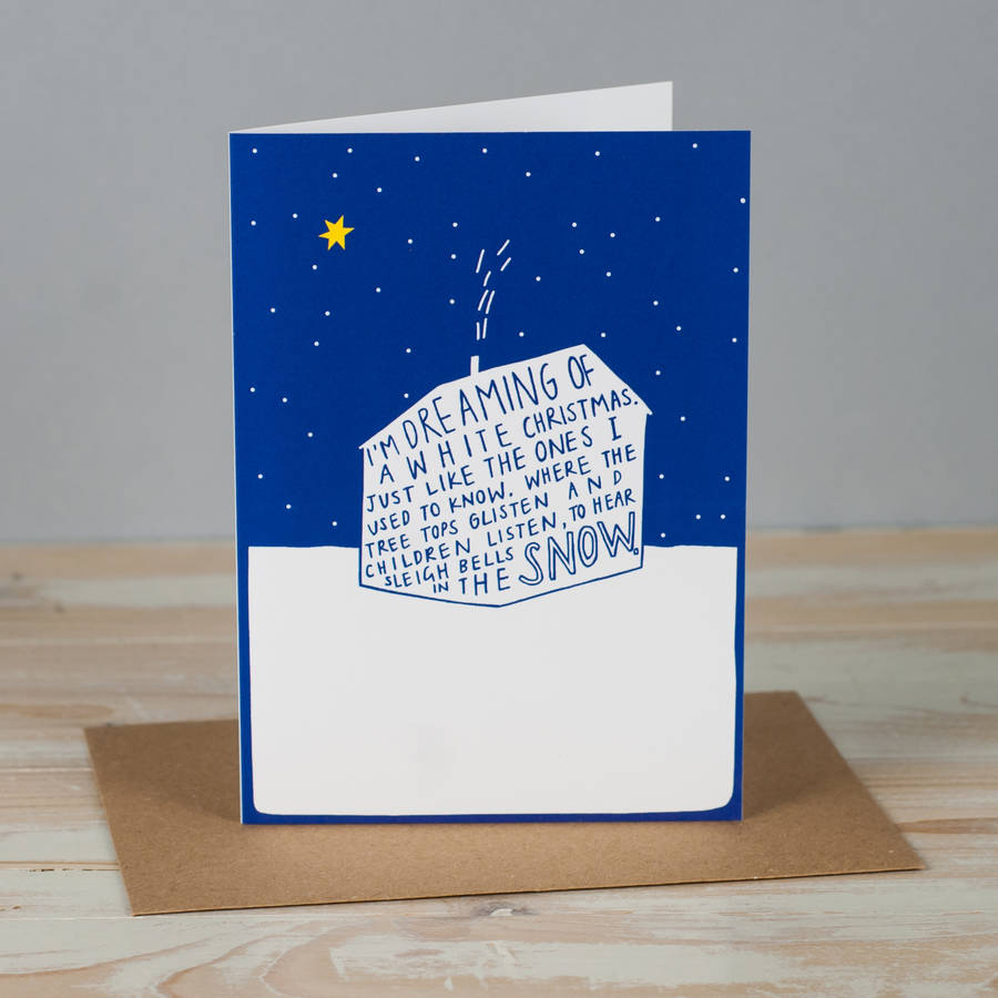 Im Dreaming Christmas Card By Alison Hardcastle 