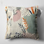 Abstract Cushion Cover With Green, Orange And Ivory, thumbnail 4 of 5