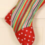 Playful Patterns Four Family Christmas Stockings, thumbnail 6 of 6
