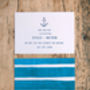 Nautical Sailing Wedding Save The Date Cards, thumbnail 1 of 3