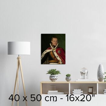 Personalised Royal Portrait The King, 6 of 6