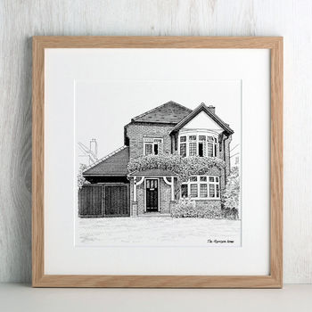 Personalised Detailed House Illustration, 7 of 9