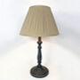Linen Gathered Lampshade, Duplex Fitting, thumbnail 5 of 5