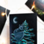 Bat In Christmas Tree Card, thumbnail 3 of 5