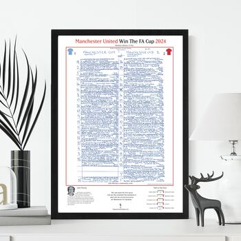 2024 Fa Cup Final Man City V Man Utd Commentary Sheets, 3 of 7
