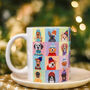Colourful Dog Lover Christmas Mug Stocking Filler, thumbnail 4 of 12