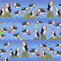 Puffin Gift Wrapping Paper Two Sheets, thumbnail 2 of 5
