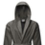 Personalised Unisex Premium Towelling Hooded Bath Robe, thumbnail 4 of 11