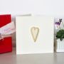 'Heart' Handmade Valentine's Card, thumbnail 1 of 8