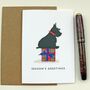 Scottish Terrier Christmas Greeting Card, thumbnail 1 of 2