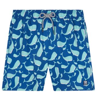 Father And Son Whales Print Matching Swim Shorts, 4 of 8