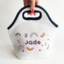 Personalised Rainbow Themed Lunch Bag, thumbnail 5 of 8